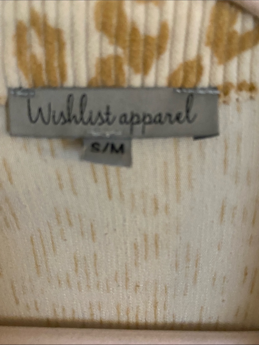 Button-Front Leopard Print Shacket - Tan/White - Picture 2 of 3